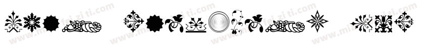 Soft Ornaments TEW字体转换